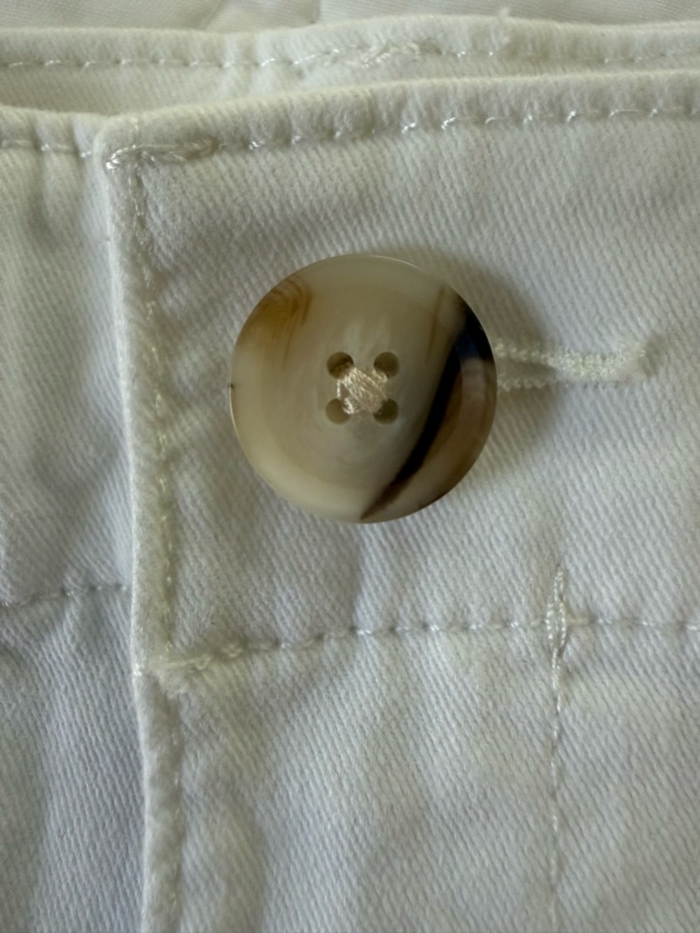 LOFT White Twill Shorts Size 2 NWT 4” Inseam Summer Classic Clean Look 🤍 - Picture 9 of 13